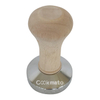 Flow perfecto Logotipo gratuito Diámetro impreso 58mm Barista Press Stamper Calibrado Coffee Hammer