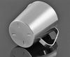 Copa de lácteas de medición de acero inoxidable de grado alimenticio de plata de 500 ml de escala