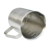 Cocina personalizada Herramientas útiles 1pc 500ml / 1000ml / 1500ml Copa de acero inoxidable de acero inoxidable Tazas de medición de vidrio graduado