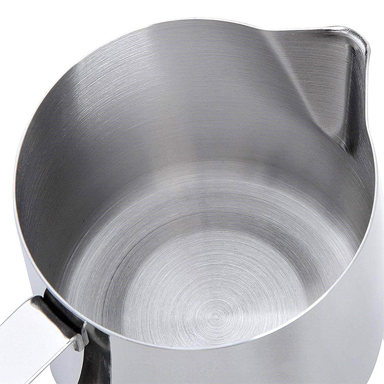 Café de acero inoxidable al vapor facilitado para sostener la taza de espresso leche espuma de espuma de jarra