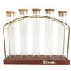 COOKMATE 5 Agujeros de madera y 304 té de acero inoxidable taza de café de té