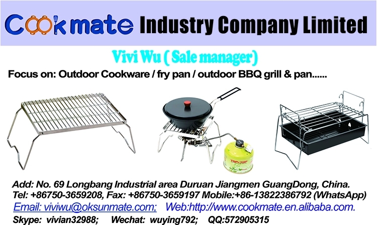 Pequeño tabletop Camping portátil Cocinar BBQ Shish Kabab Hibachi Grill