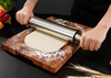 Pin de rodadura de la masa de acero inoxidable grande de 18 pulgadas para pizza