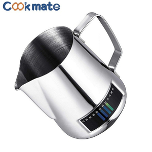 Material de grado alimenticio Acero inoxidable Fábrica china precio más bajo Multi-size Barista Milk Jarra de jarra