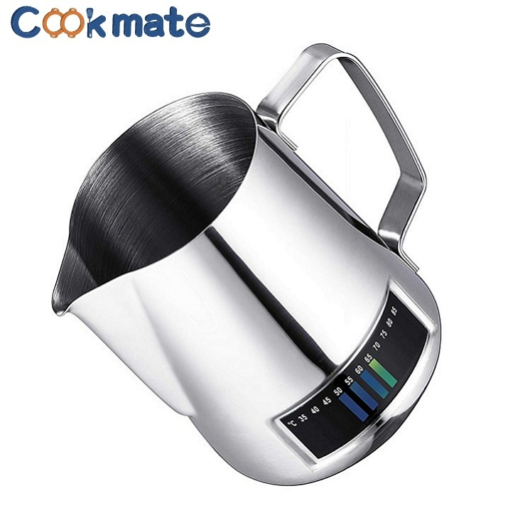 Material de grado alimenticio Acero inoxidable Fábrica china precio más bajo Multi-size Barista Milk Jarra de jarra
