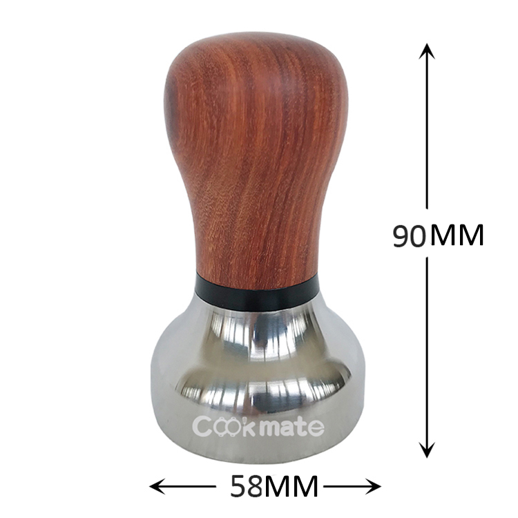 Fácil de mantener el diámetro de 58 mm de martillo de café plana tirar espresso Stamper Tamper con logo